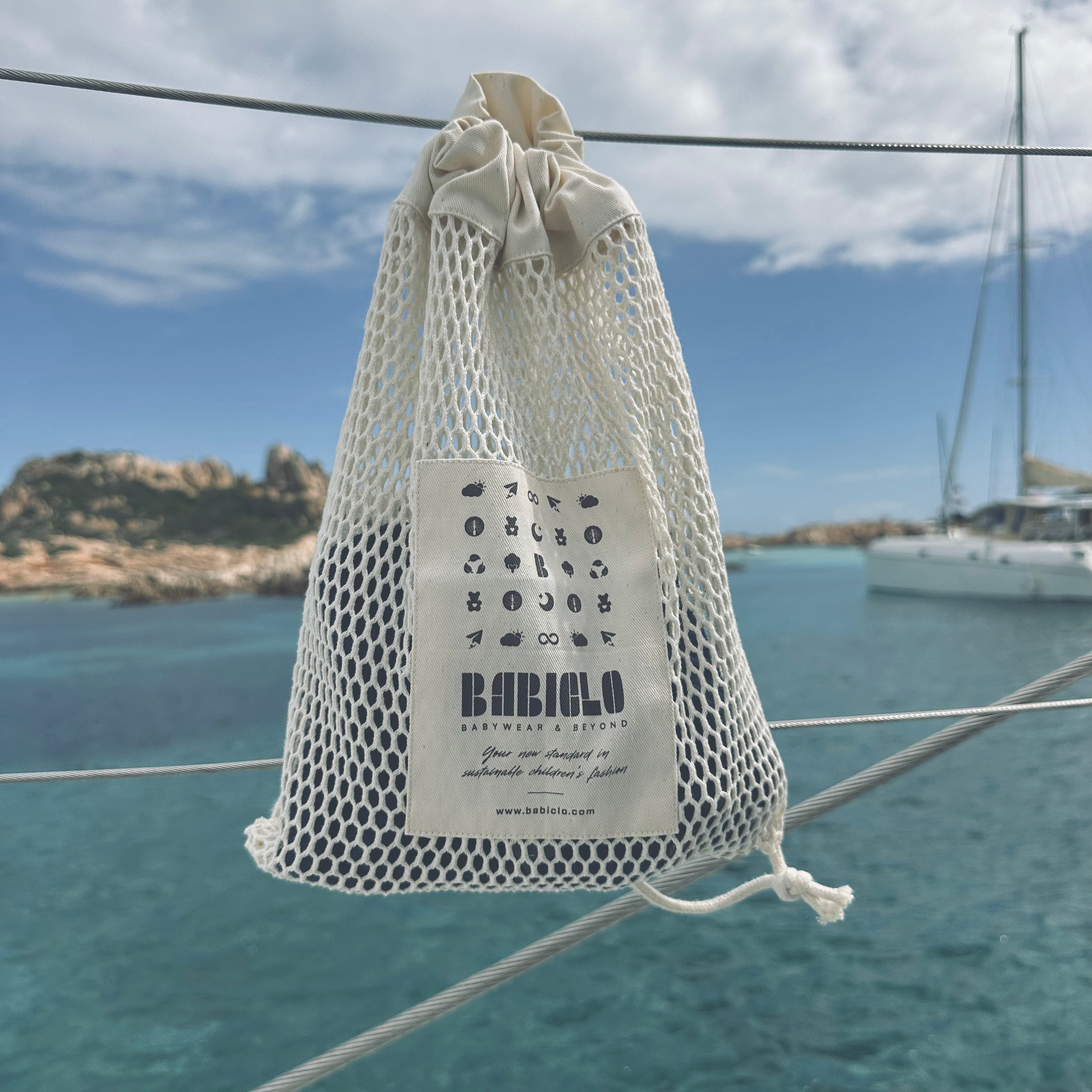 Organic Cotton Drawstring Bag